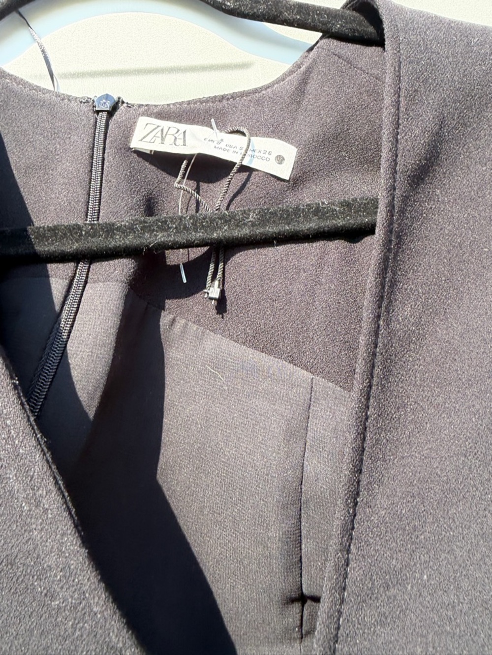 Never worn Zara Black Mini Dress - Picture 3 of 4